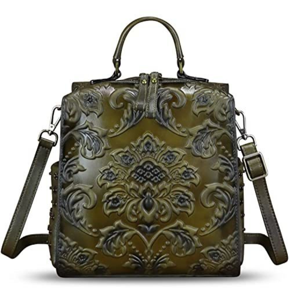 Classic Punk Skull Strap Top Handle Satchel Rivet Bag Bag Chain Satchel Bag